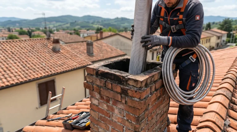 Intubamento canna fumaria